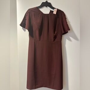 NWT Ann Taylor Burgundy Dress